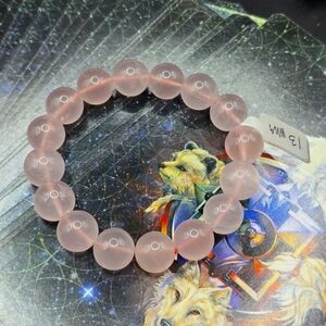 Rose Quartz Brazil Bracelet 13mm